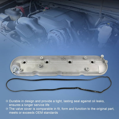 Solidspare Left Driver Side Valve Cover 12570427 For Cadillac 1999-2008 Chevy GMC Pontiac
