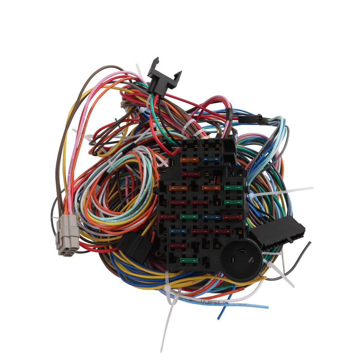 Solidspare Universal 22 Circuit Wiring Harness Street Hot Rat Rod Custom Wire Kit XL WIRES