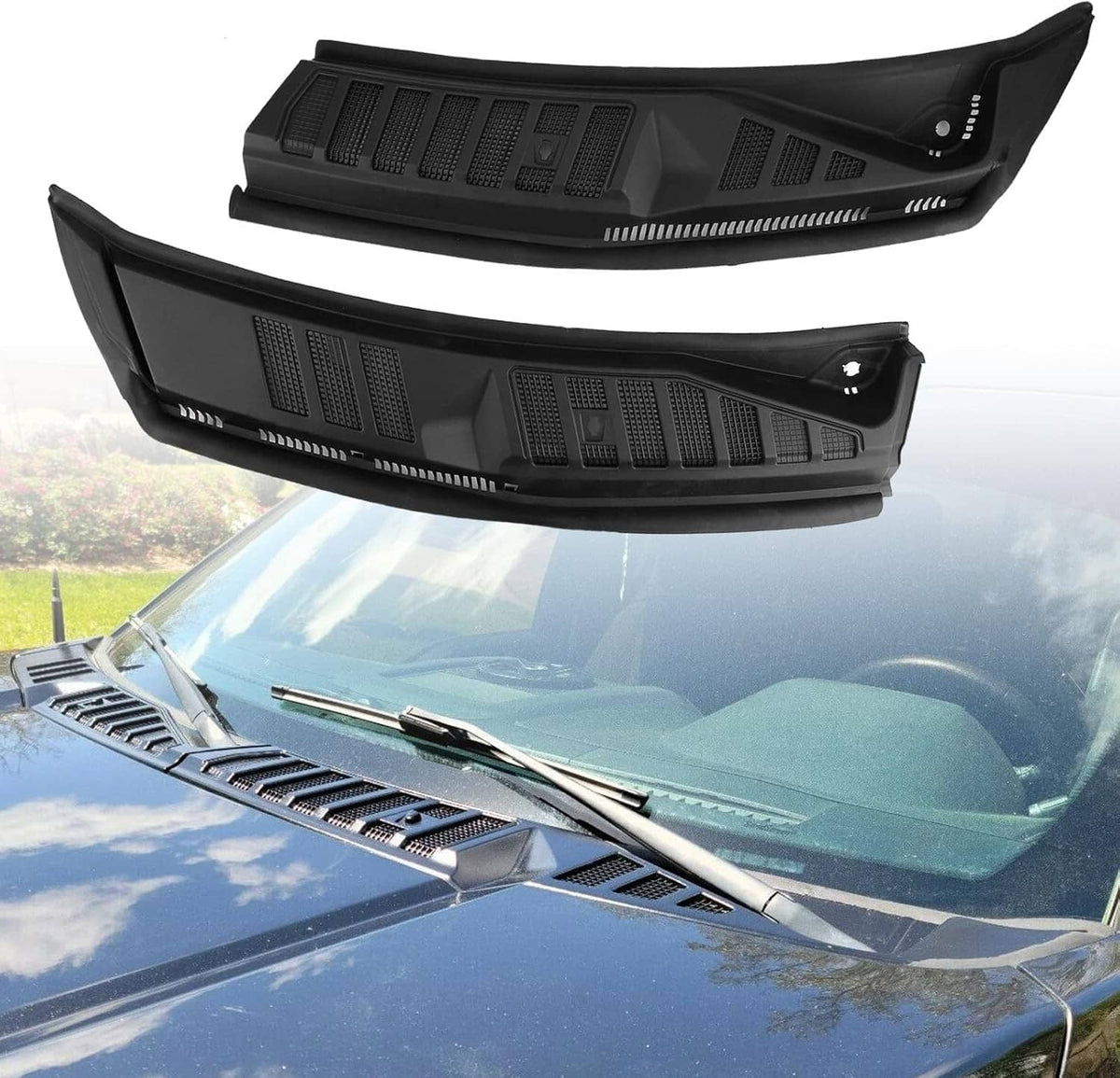 Solidspare For 2015-2020 Ford F150 F-150 Windshield Wiper Cowl Grille FL3Z-15022A68-D New
