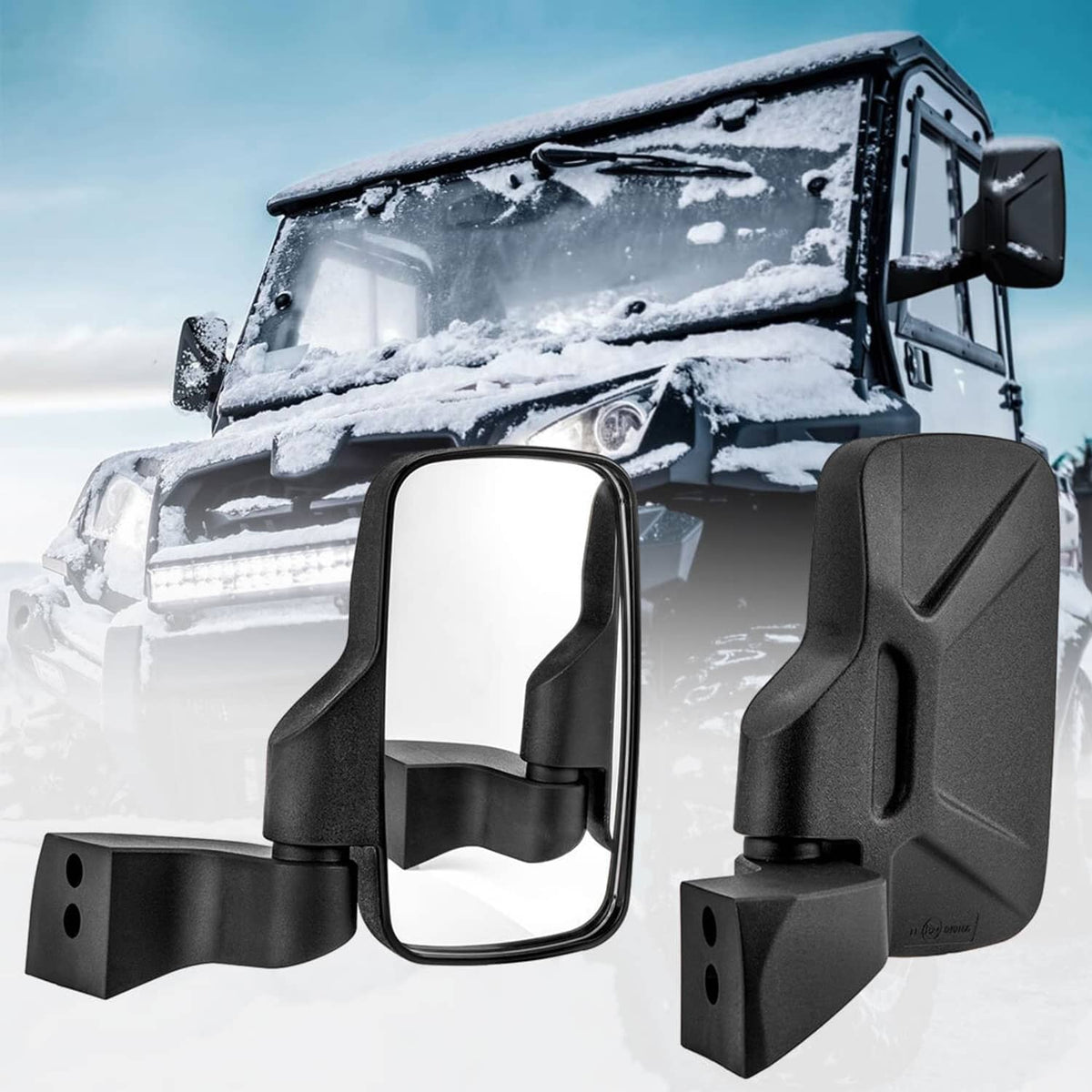 Solidspare For Polaris Ranger 1000/XP1000/Crew/Northstar Pro XD Door Mounted Side Mirrors