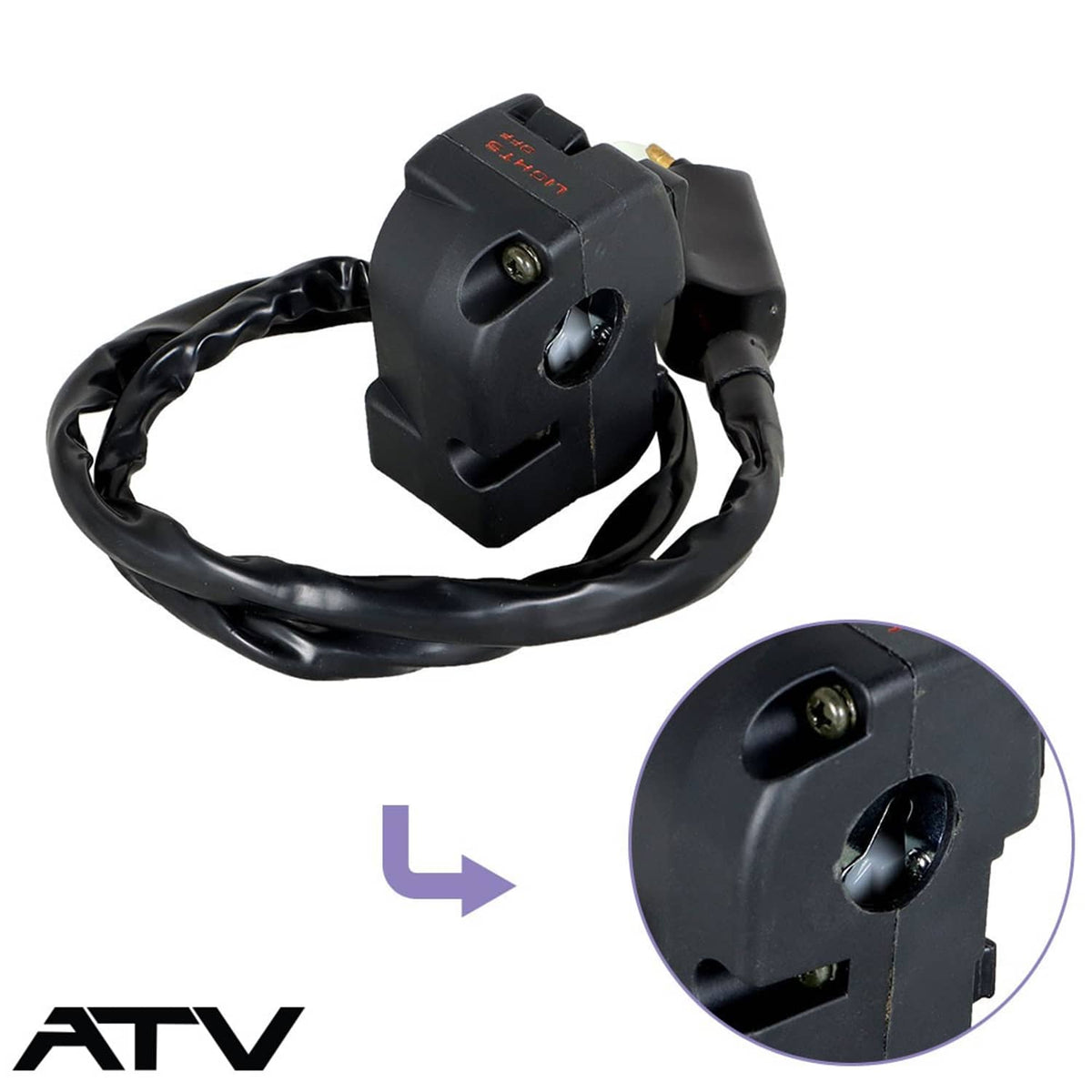 Solidspare For Honda ATC250ES Big Red 250 1985-87 Handlebar Stop Kill Headlight Switch