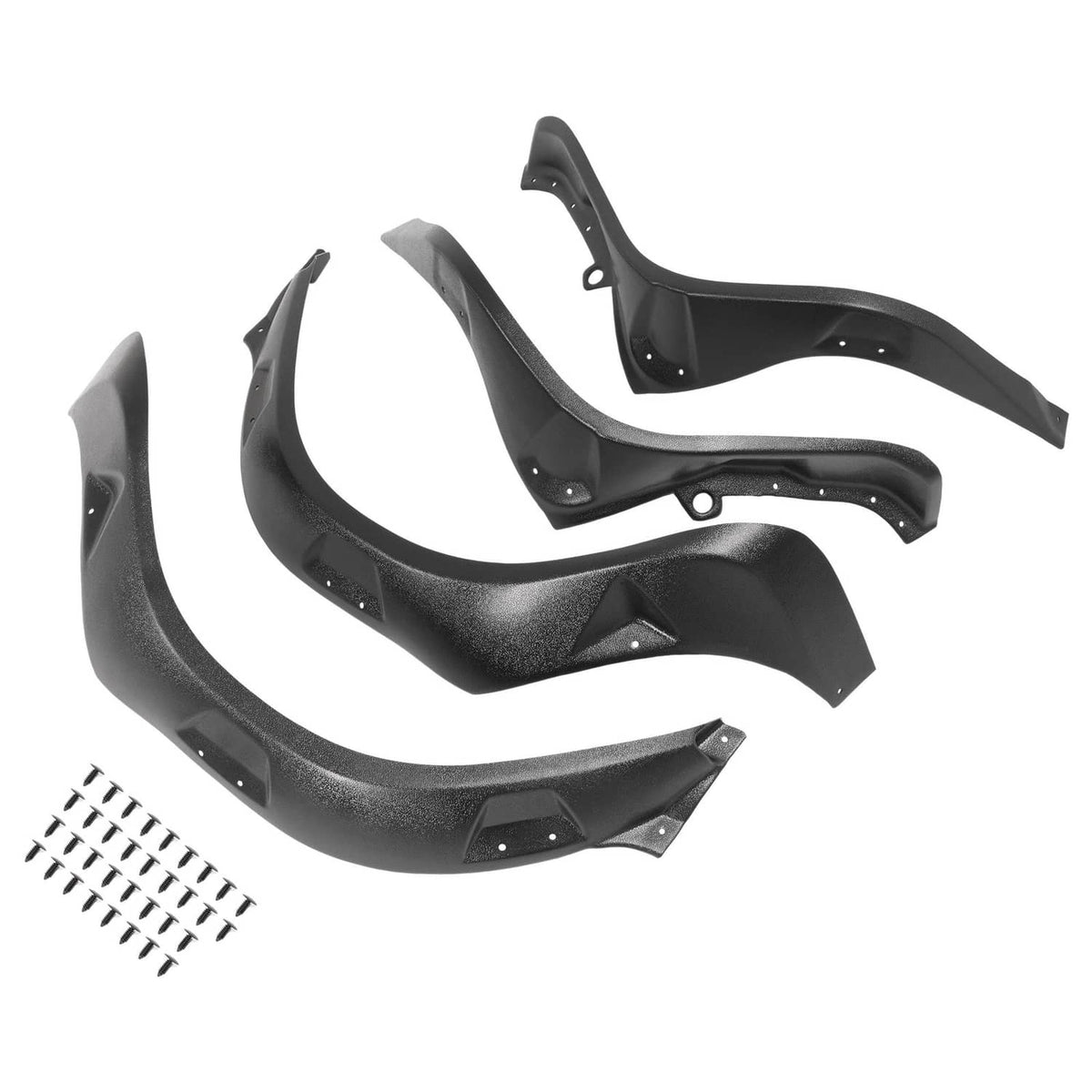 Solidspare Fender Flares Kit for 2019-up Club Car Onward Complete Set of Four Front & Rear