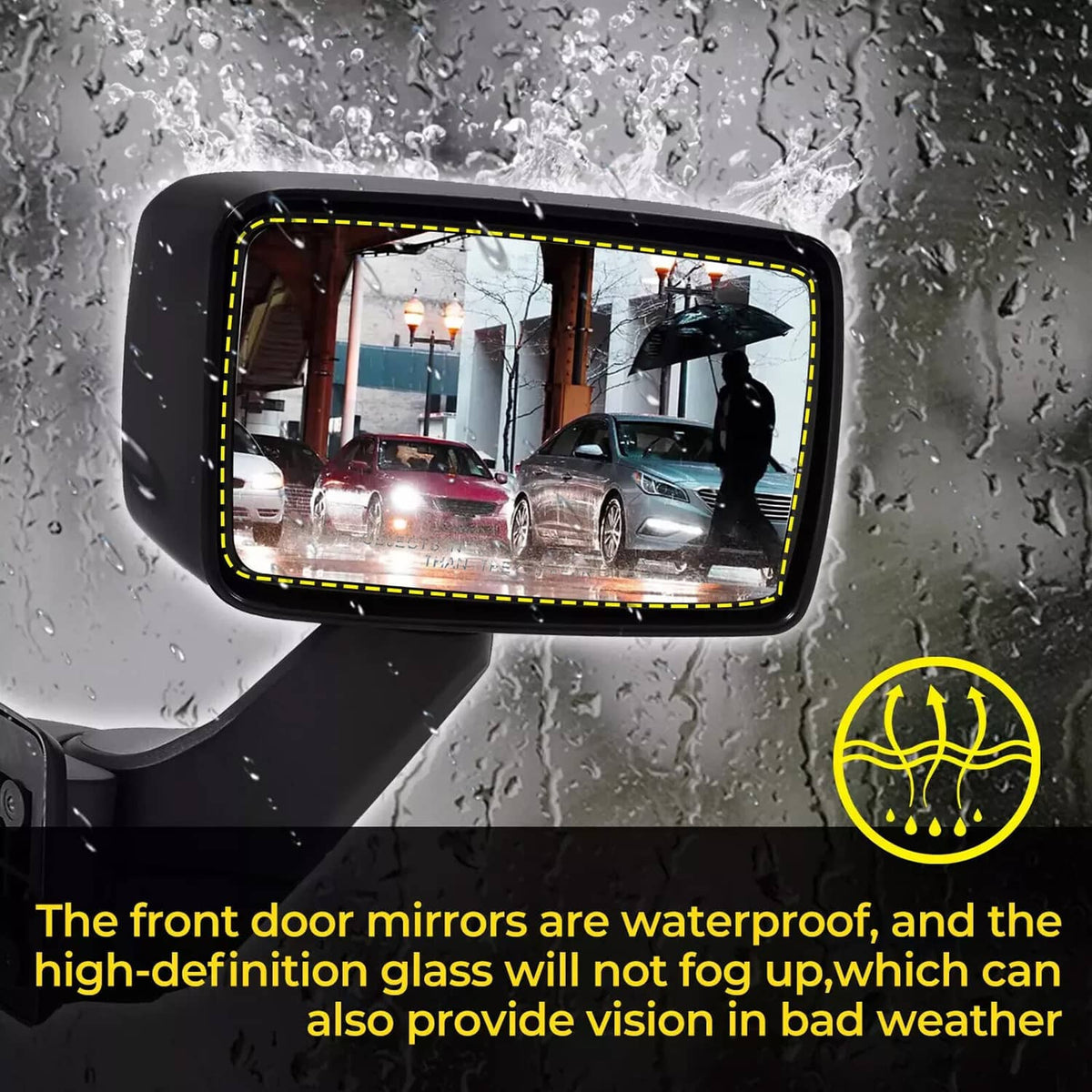 Solid Spare Outside Front Door Power Mirror Right Passenger For Hummer 06-10 H3 H3T 20836084
