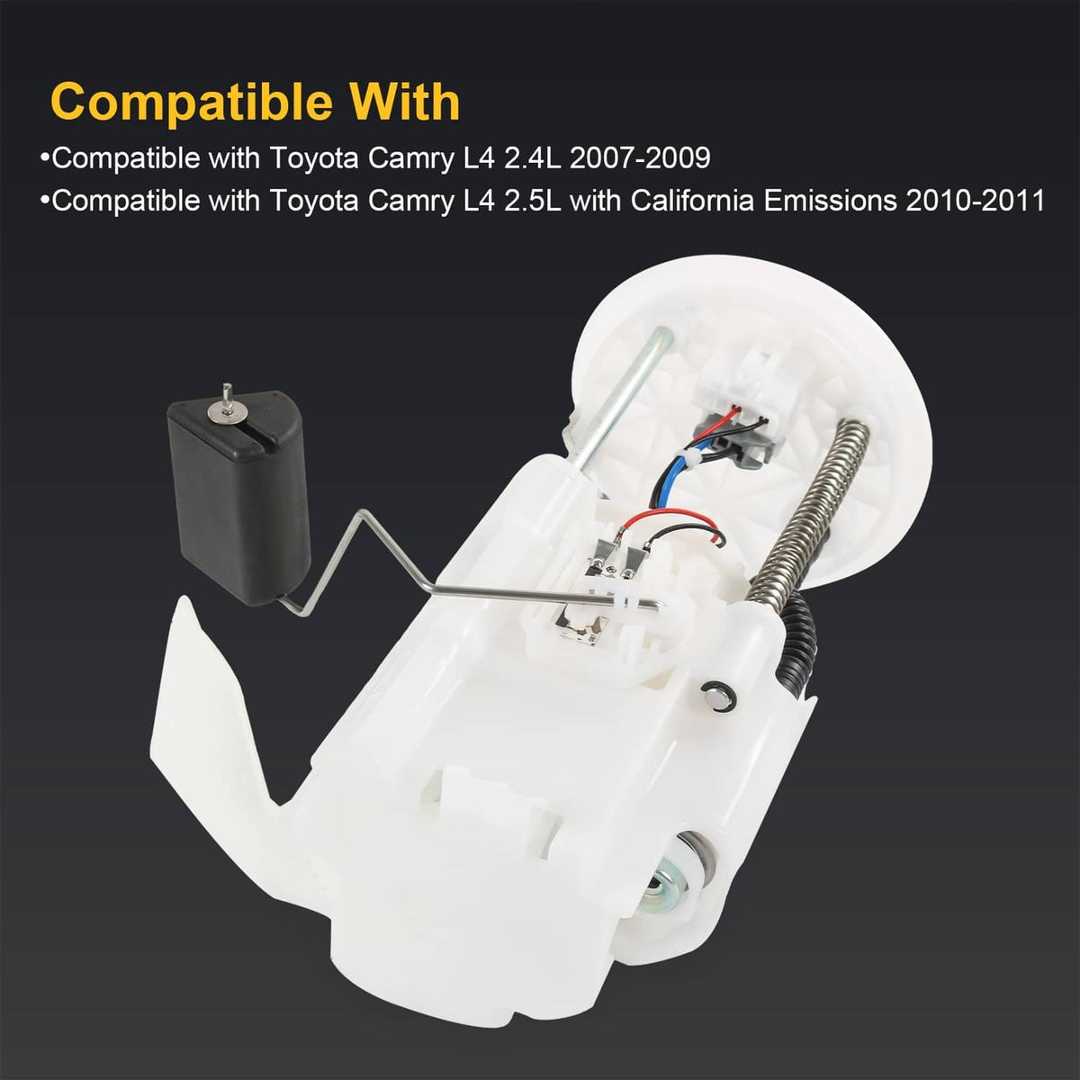 Solidspare Fuel Pump For 2007-2011 Toyota Camry with Module with Fuel Sending Unit Electric