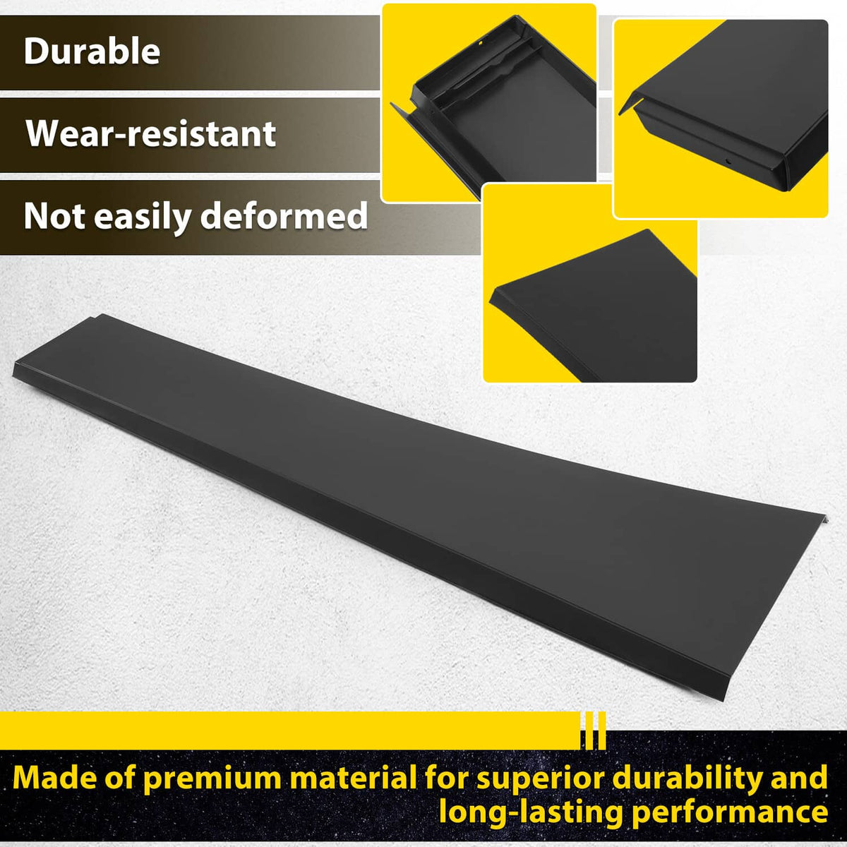 Solid Spare Sleeper Cab Upper Fairing Extension Fit For Volvo VNL 2004-2016 Left Driver Side