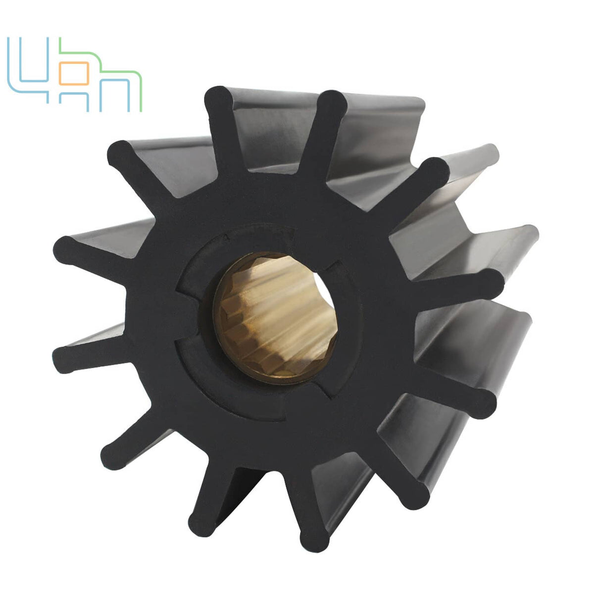 Solid Spare Water Pump Neoprene Impeller Replaces Jabsco 17938-0001 Volvo Penta 3830459