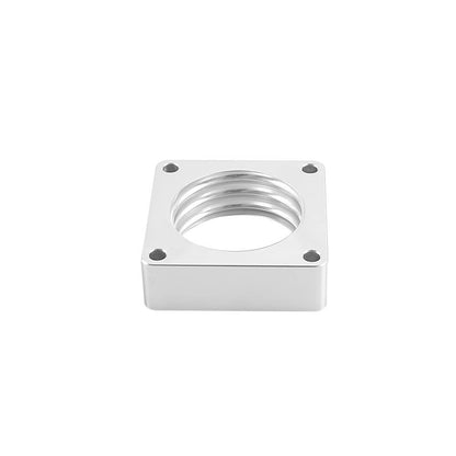 Solidspare New 4-Bolt Throttle Body Spacer for 1987-2006 Jeep XJ YJ TJ WJ 4.0L 2.5L Silver