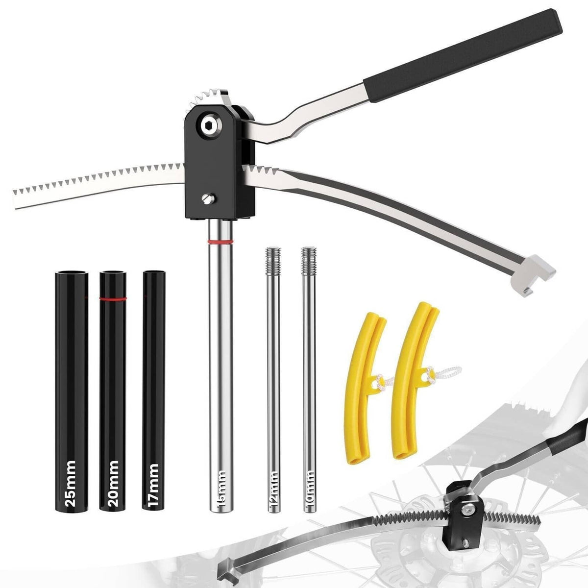 Solidspare New Dirt Bike Tire Changing Tool Kit for Motocross & Enduro 16" to 21" 15-25mm
