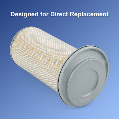 Solidspare 2PCS Engine Air Filter Fit Freightliner Kenworth LAF3551 PA2705 P153551 Set