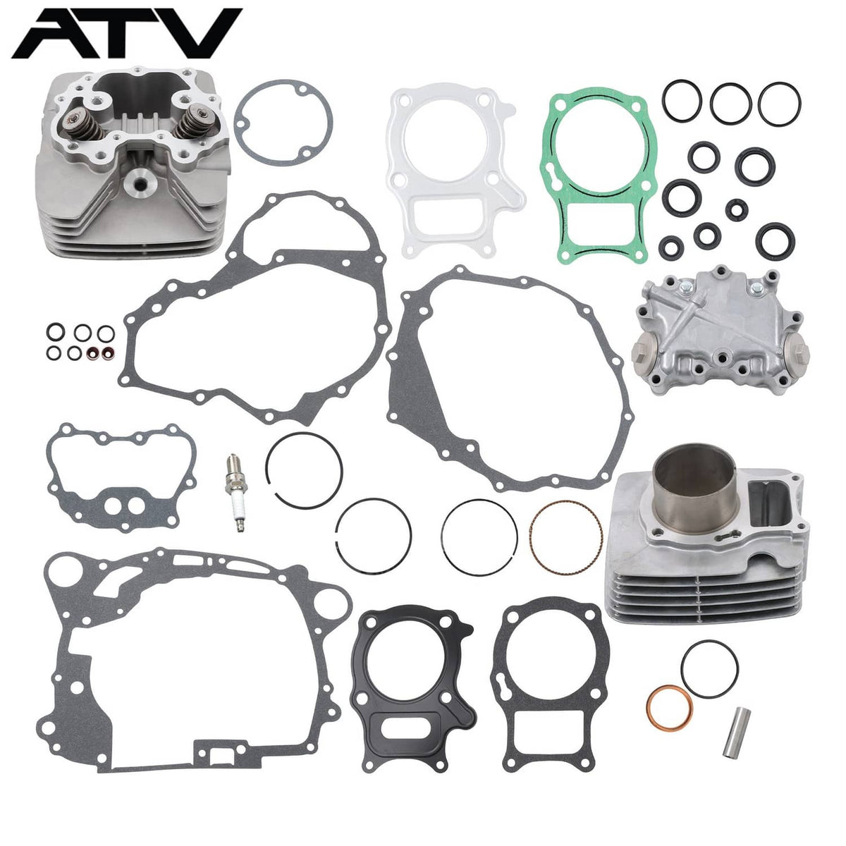 Solidspare Cylinder + Head Cover For HONDA TRX250EX SporTrax 250 2X4 2002-14 12310-HN6-010