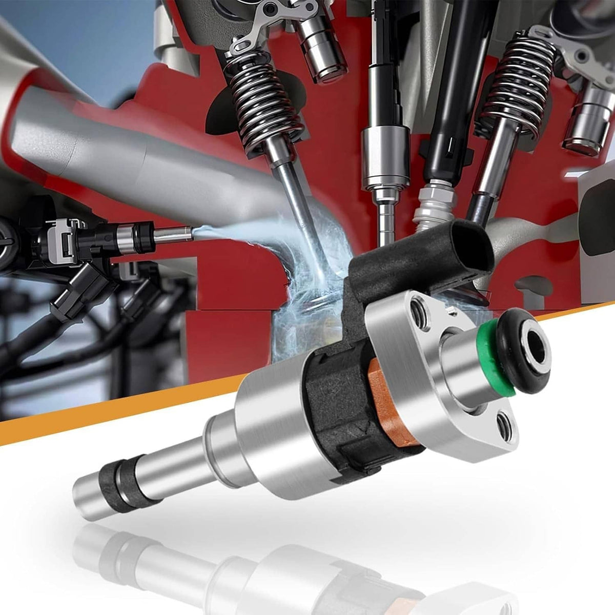 Solidspare 4Pcs Fuel Injectors 55577403 For 2017-2019 Chevrolet Cruze Malibu 1.4/1.5L Turbo