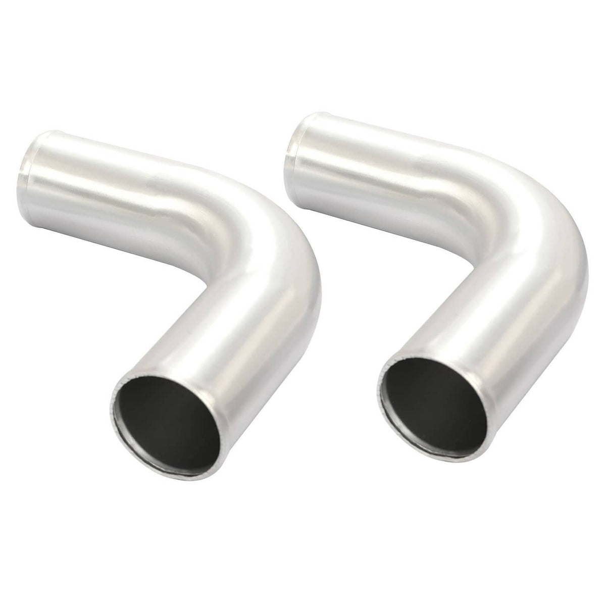 Solidspare 3" Turbo Intercooler Elbow Pipe Kit w/Silicone Hose & Clamp Universal Aluminum