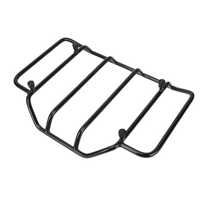 Solidspare Black Pack Luggage Top Rack For Harley Touring Road Glide Road King 1984-20
