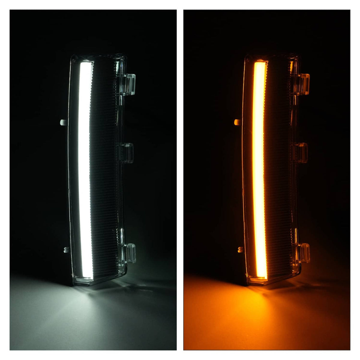 Solid Spare Switchback Clear Lens Turn Signal Lights Side Marker For Nissan 350Z LCI 06-09