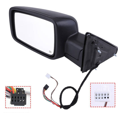 Solidspare Left/Driver Mirror w/Heated+ Temp Sensor Power Fold For 2013-2019 Dodge Ram 1500