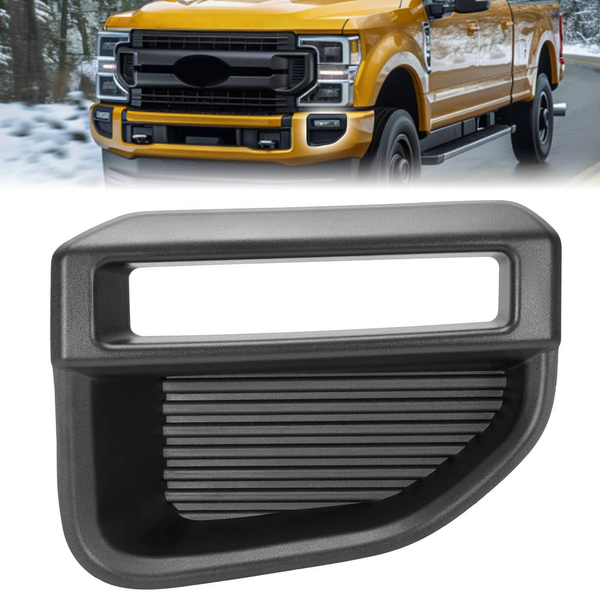 Solid Spare For Ford F250 F350 F450 F550 Super Duty 20 21 22 Fog Light Bezel Left #FO1038220