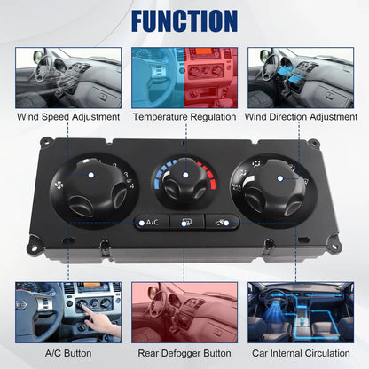 Solidspare AC Air Conditioner Heater Control Panel 27510JS60B For 2007-2012 Nissan Frontier
