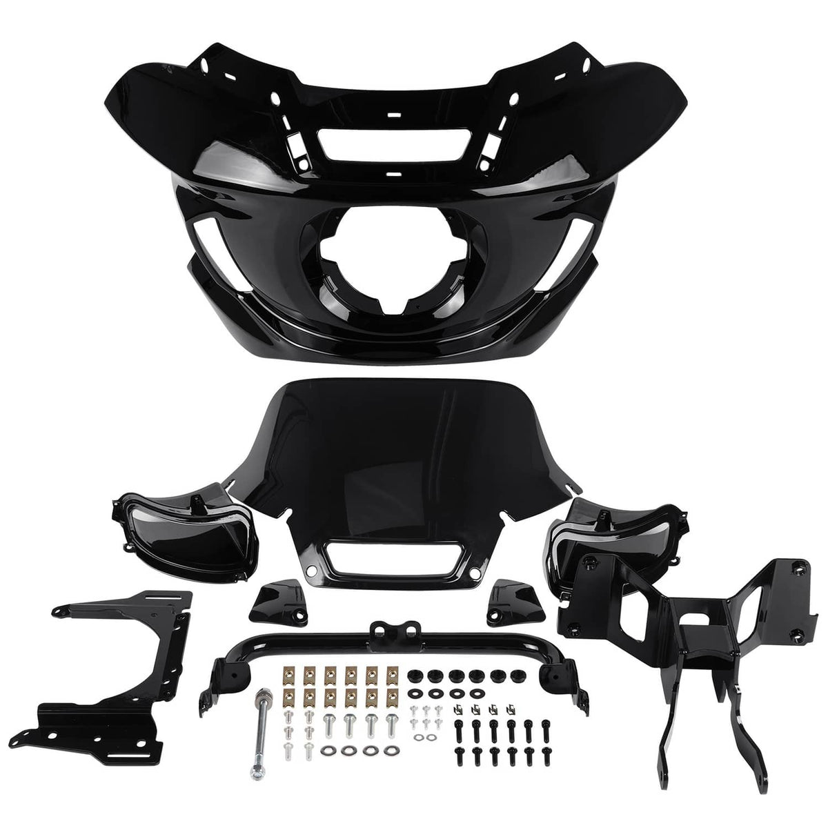 Solidspare Front Fairing Windshield + Bracket Harley Softail Standard FXST 107 2020-2024