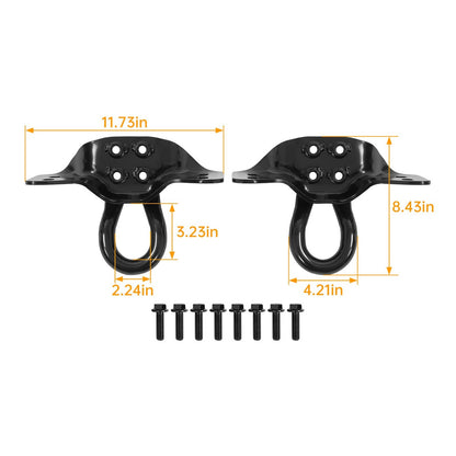 Solid Spare For Ford F250 F350 F450 F550 Super Duty 2017-2026 Front Left & Right TOW HOOK