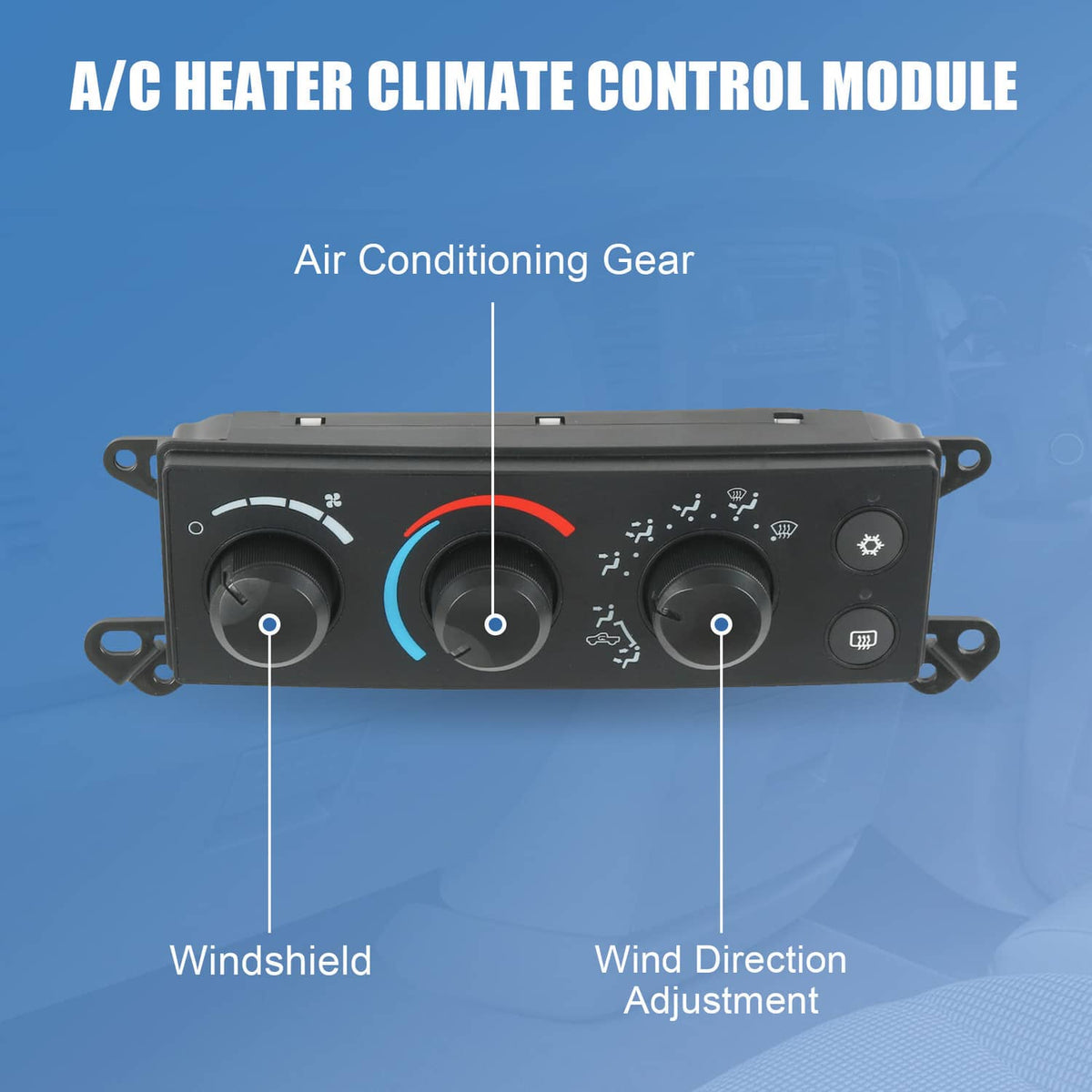 Solidspare A/C Heater Climate Control Module for 2006-2008 Dodge RAM 1500 2500 Dakota 08-11