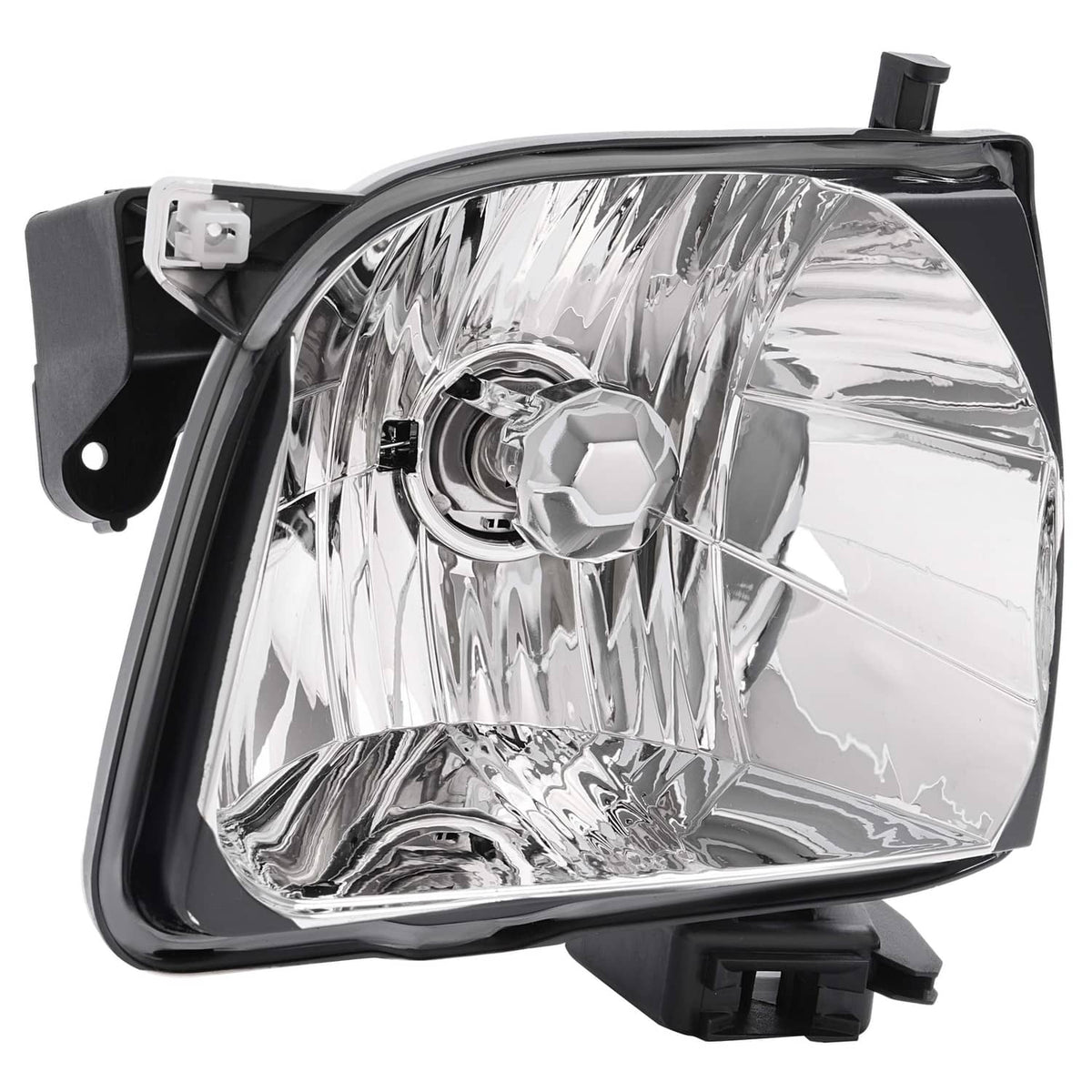 Solid Spare For 2001 2002 2003 2004 Toyota Tacoma White Headlights & Black Corner Light 4Pcs
