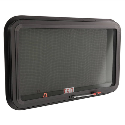 Solidspare For Camper RV Window 36" W x 22" H Push Out Emergency Exit Window Tined Glass