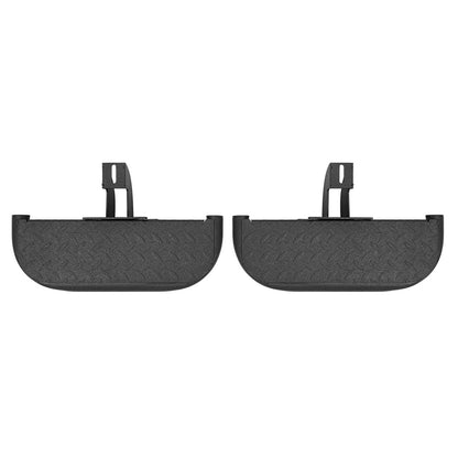 Solid Spare For 07-18 Jeep Wrangler JK Steel Side Hoop Steps Nerf Bar Running Boards 2-Door