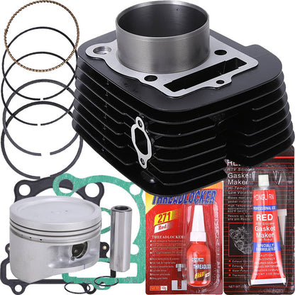Solidspare Cylinder Piston Gasket Top End Kit For Yamaha Kodiak 400 93-99 Big Bear400 00-12