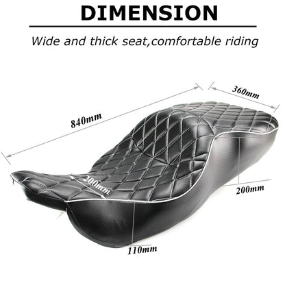 Solidspare Driver Passenger Seat For Harley Touring Electra Glide Classic 1997-2007