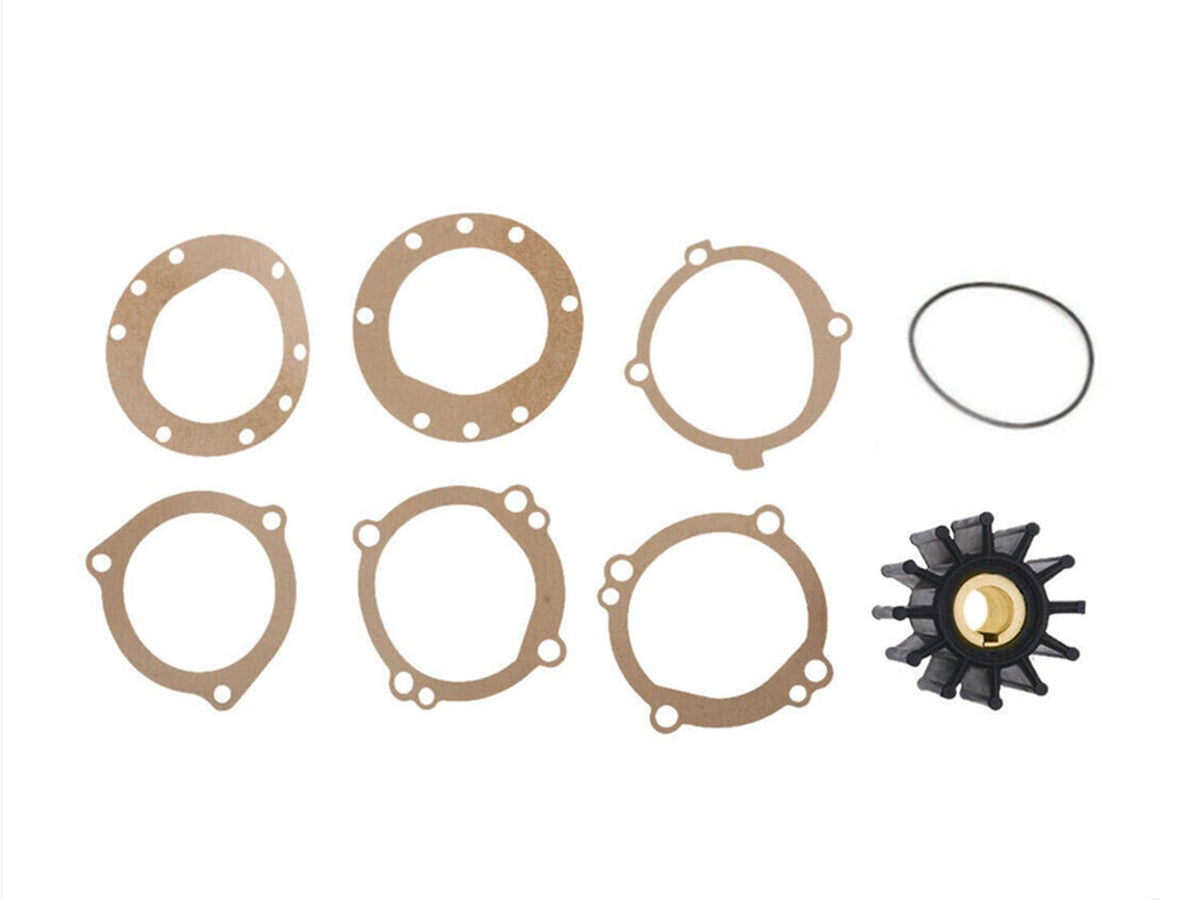 Solid Spare Water Pump Impeller Kit For Sherwood 10615 10615K ONAN 132-0349 CEF 500120 Ancor
