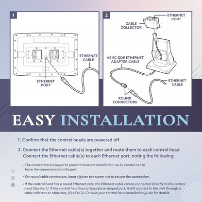 Solidspare Replace for Humminbird 720073-6 5ft. Boat Ethernet Cable AS EC 5E Ethernet Cor