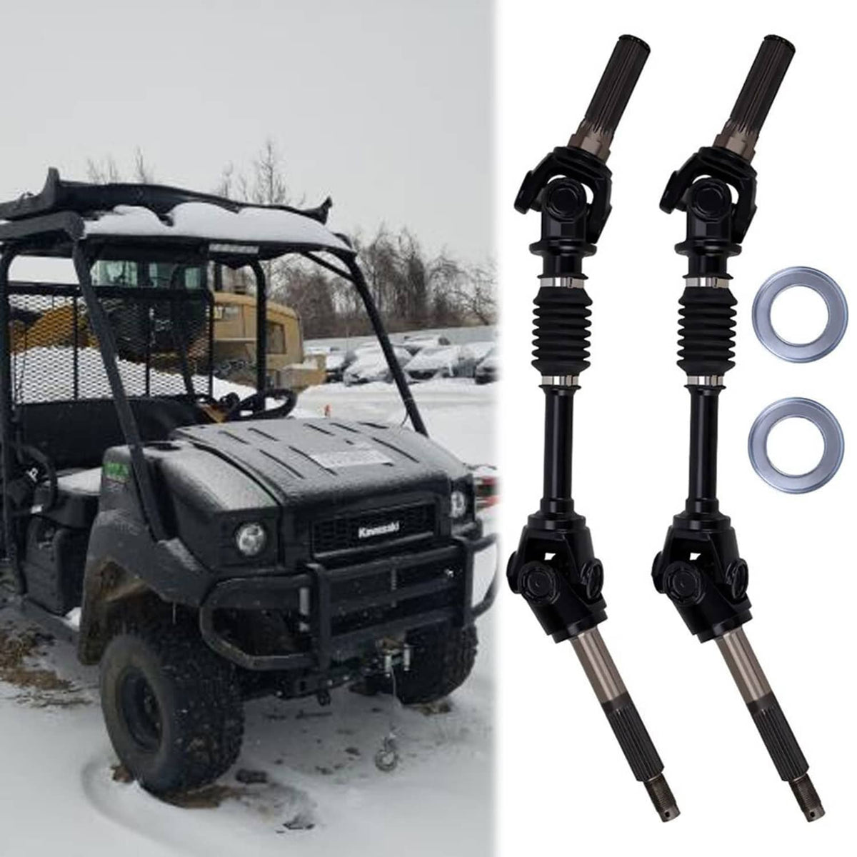 Solidspare Complete Rear Axle Drive Shaft for Kawasaki Mule 3010 KAF950B 4X4 Diesel 2003