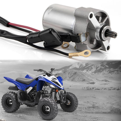Solidspare US Engine Starter Motor For Yamaha ATV Yamaha  Raptor 90 YFM90R 2009-2013 90CC