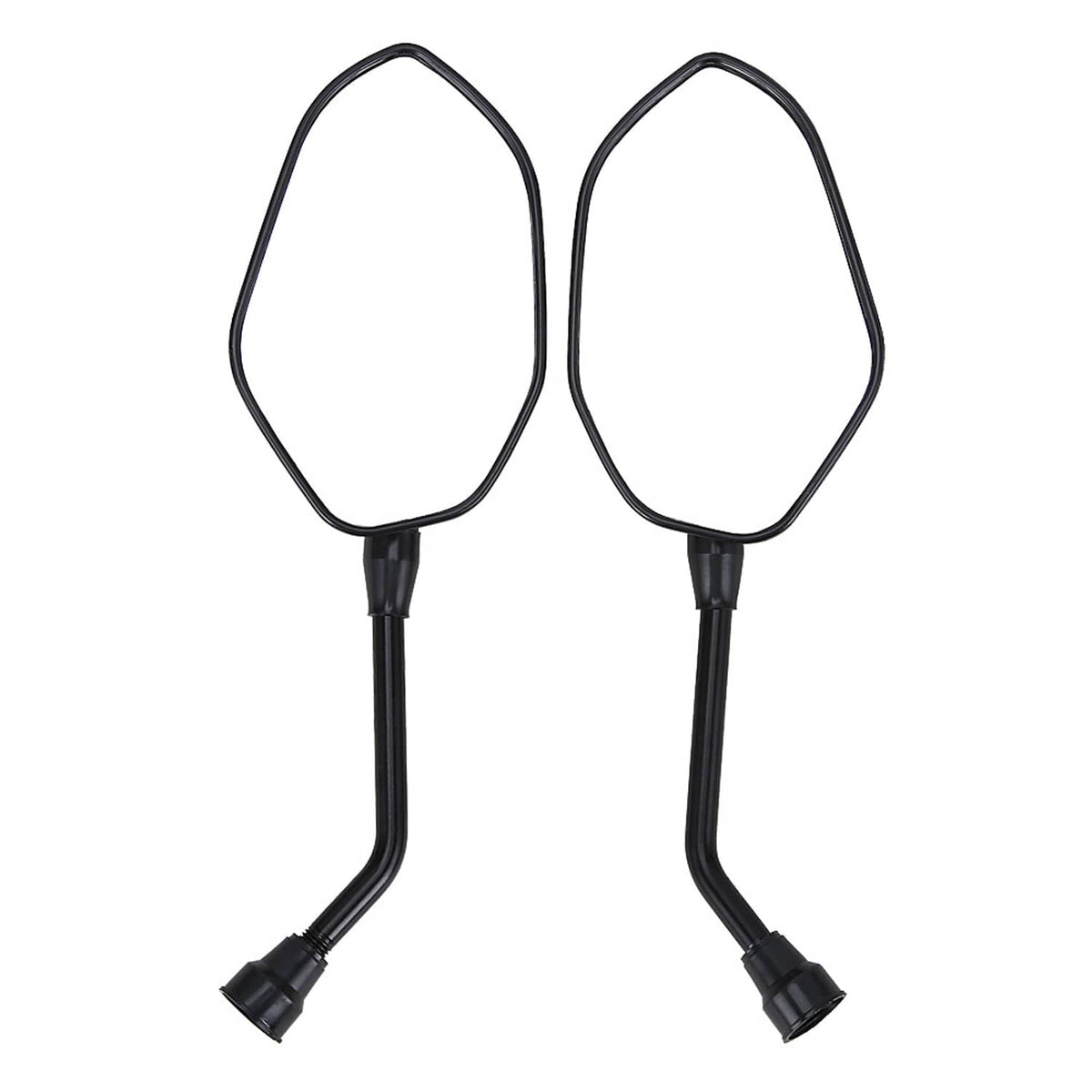 Solidspare ATV Universal Rear View Side Mirrors Handle Bar Mount For Polaris Yamaha Honda