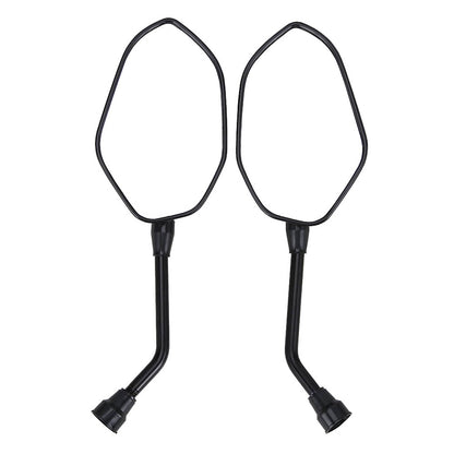 Solidspare ATV Universal Rear View Side Mirrors Handle Bar Mount For Polaris Yamaha Honda