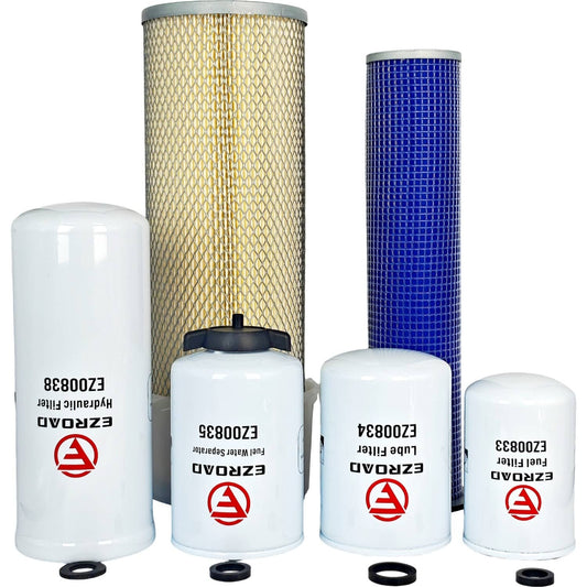 Solid Spare Maintenance Filter Kit Fit for Case 1845C 1840 4B3.9 Axial Seal Air Filter