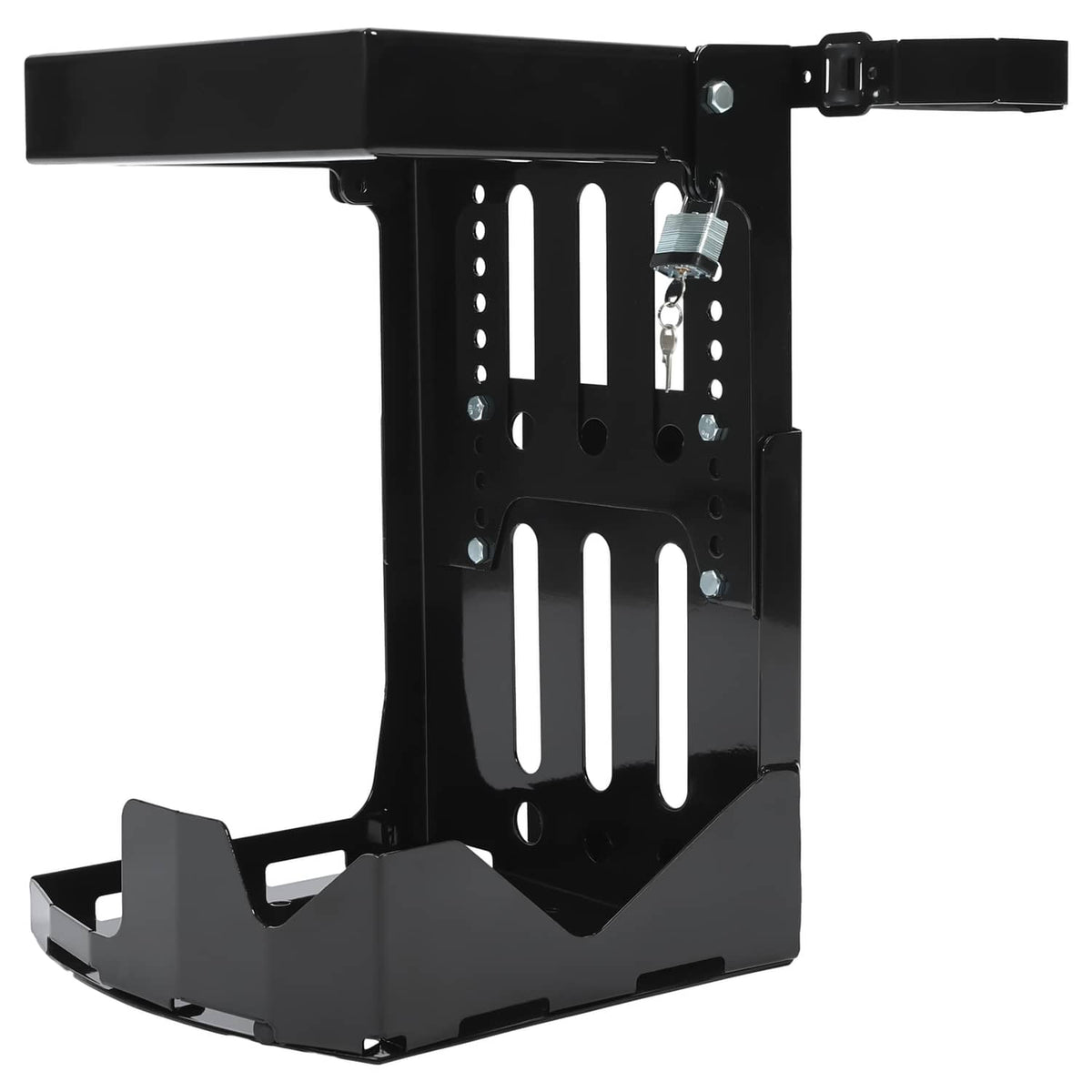 Solidspare Adjustable Trailer Rack For Lawn Landscape Trucks Back Pack Sprayer Blower Screw