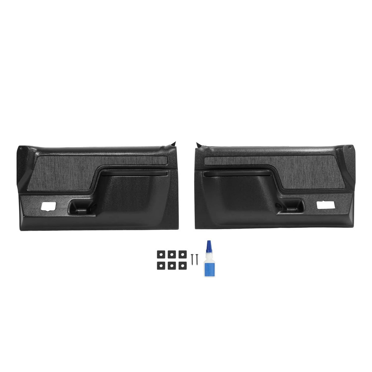 Solid Spare Inner Door Panels For 87-91 Ford F150 F250 F350 Bronco Driver & Passenger Side
