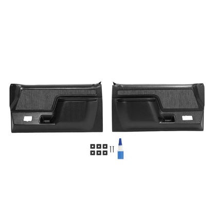 Solid Spare Inner Door Panels For 87-91 Ford F150 F250 F350 Bronco Driver & Passenger Side