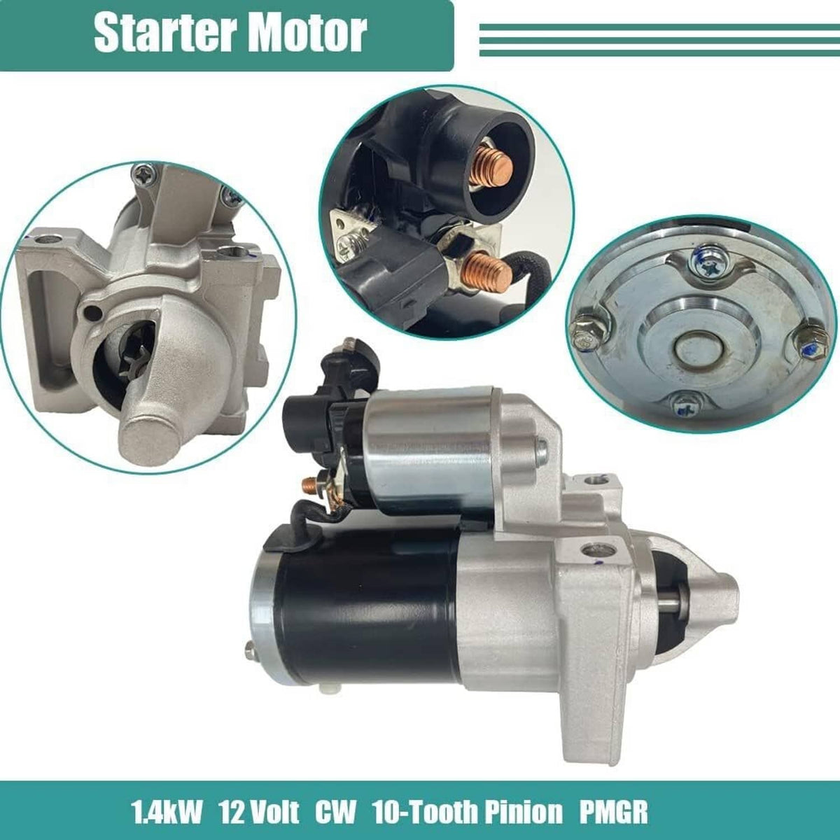 Solidspare New Motor Starter For 2014-2016 Chevy Silverado GMC 1500 V6 V8 4.3L 5.3L 6.2L