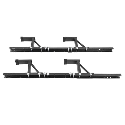 Solidspare 2 Adjustable Trailer Side Ladder Rack Exterior Wall Mount For Enclosed Trailers
