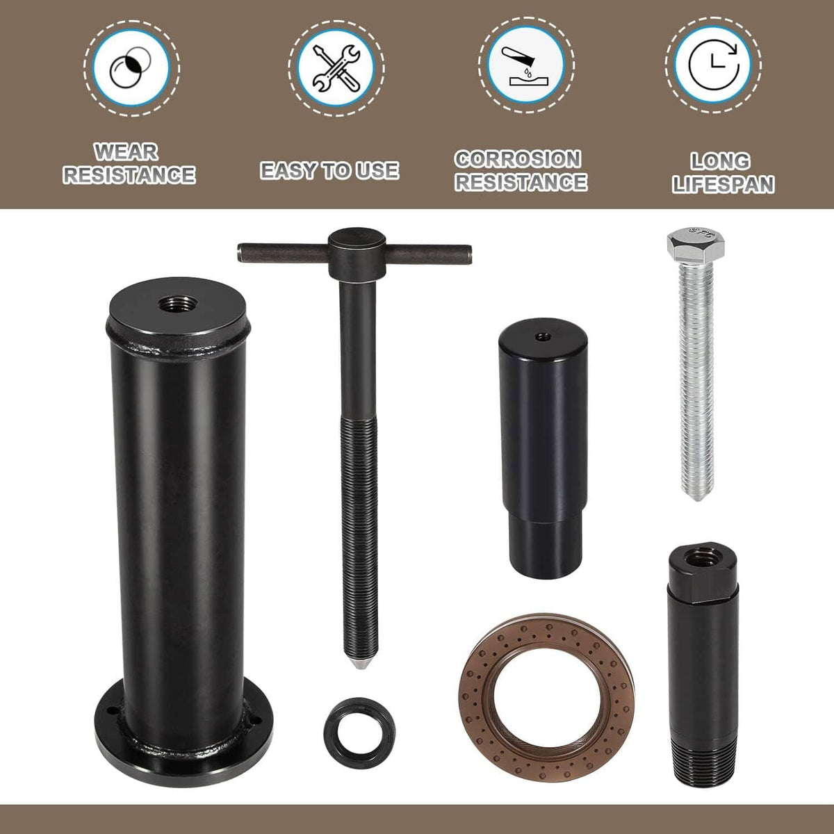 Solid Spare For Ford Focus Festiva DCT DPS6 Dual Clutch Transmission Seal Installer Tool Kit
