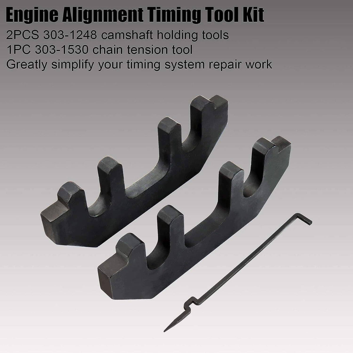 Solidspare New Camshaft Holding Tool Timing Alignment Holder Tool Kit for Ford 3.5L 3.7L 4V