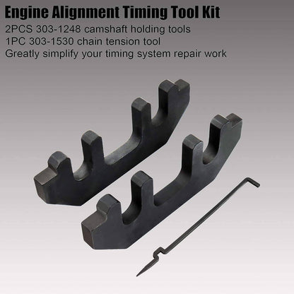 Solidspare New Camshaft Holding Tool Timing Alignment Holder Tool Kit for Ford 3.5L 3.7L 4V