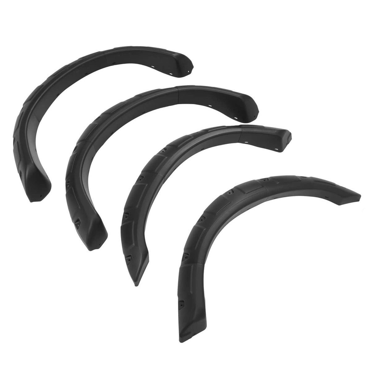 Solid Spare [4PCS] Black Pocket Fender Flares For 1992-1996 Ford F-150 F-250 F-350 Bronco