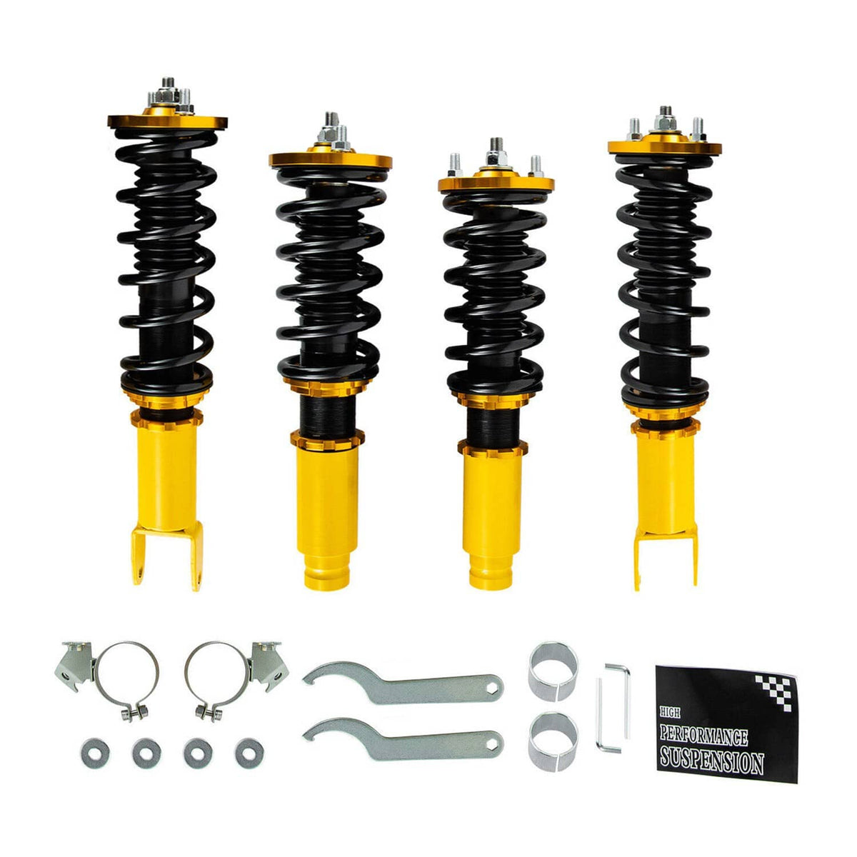Solidspare 24 Level Damper Coilover fit 96-00 Honda Civic EJ EK EM Integra 94-01 Suspension