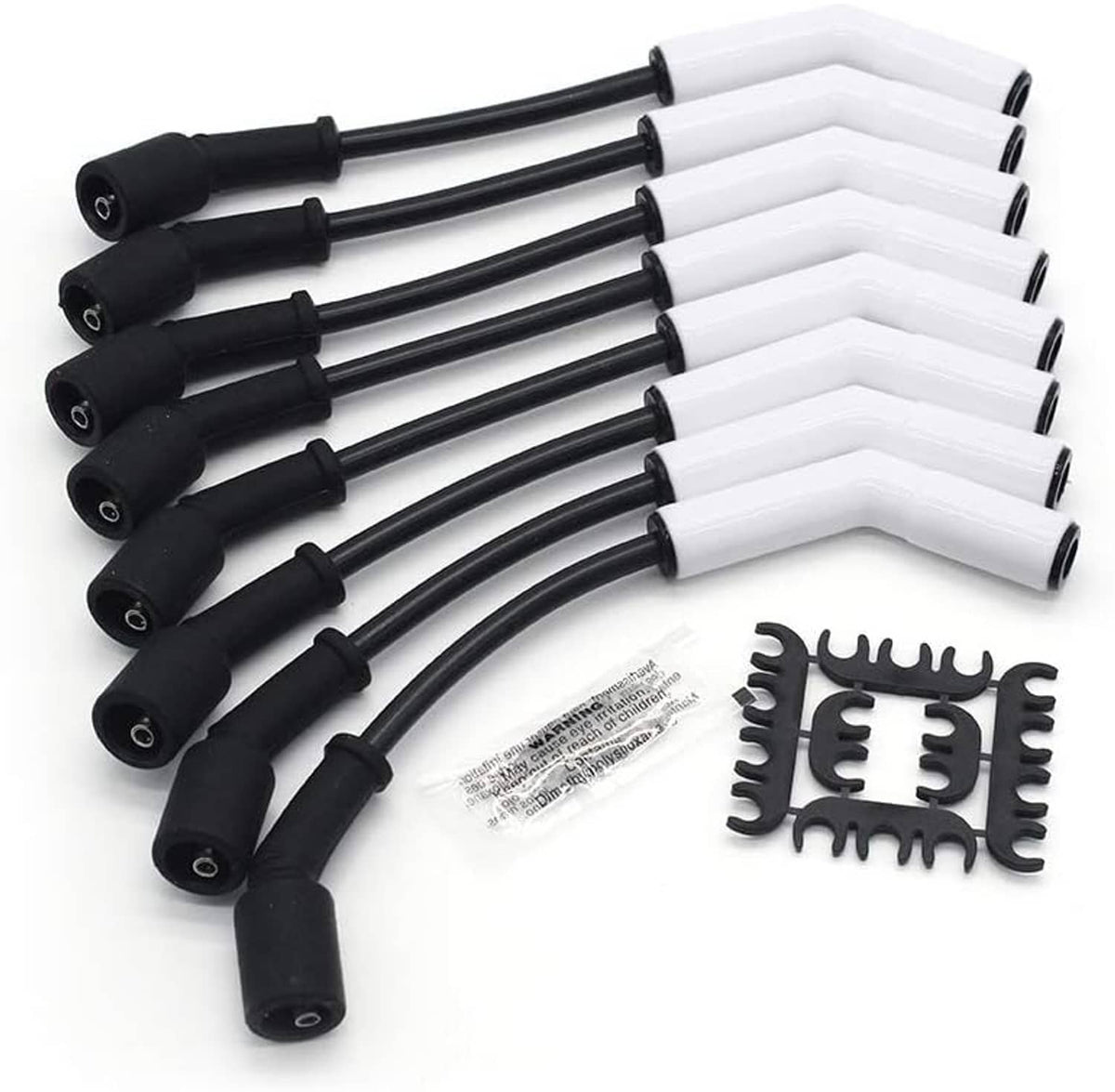 Solidspare New Spark Plug Wire Set 9070C Extreme 9000 Ceramic Boot for GM LS3 LS4 LS7 LT