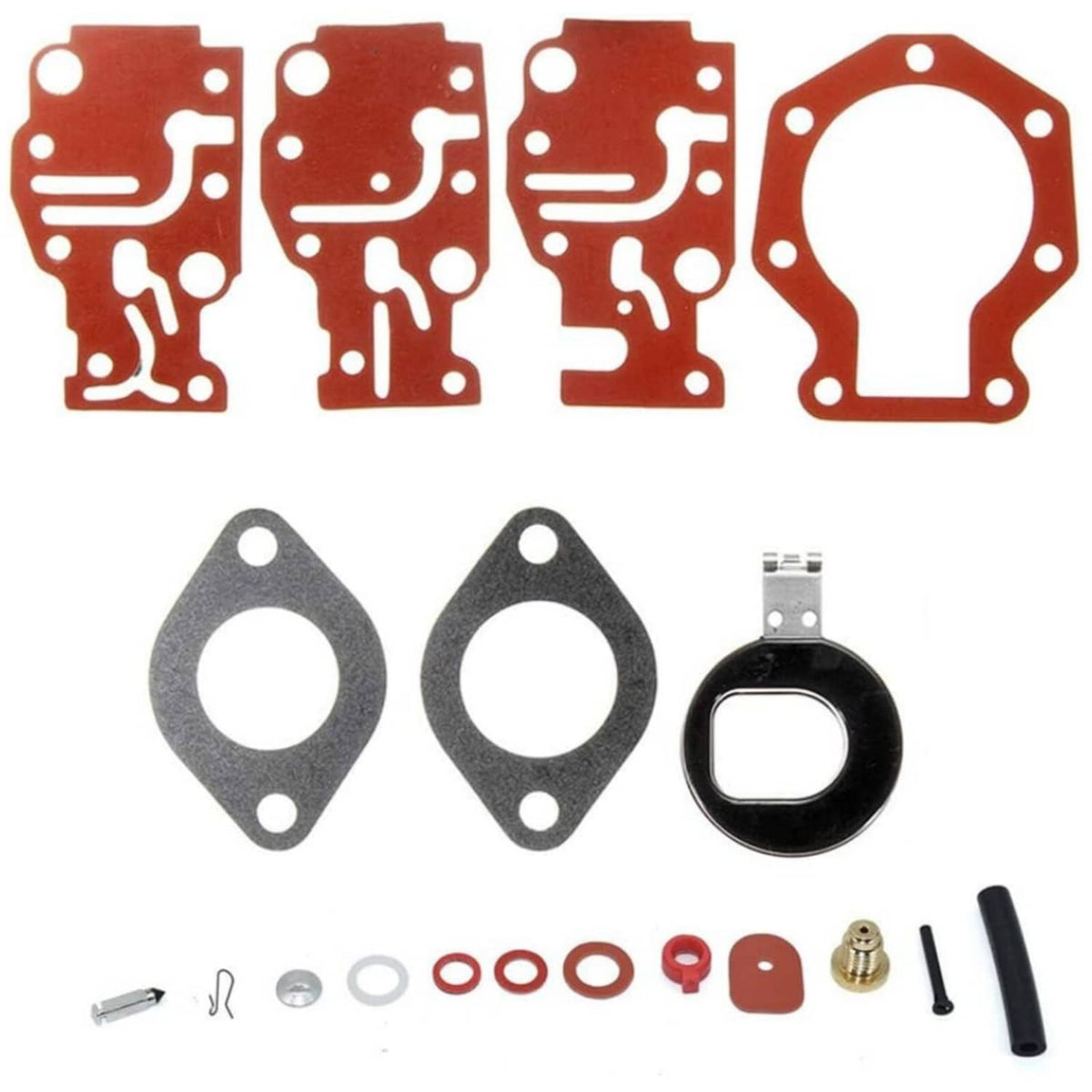 Solid Spare Carburetor Repair Kit for OMC, Johnson Evinrude 439073, 431897, 0439073 Engines