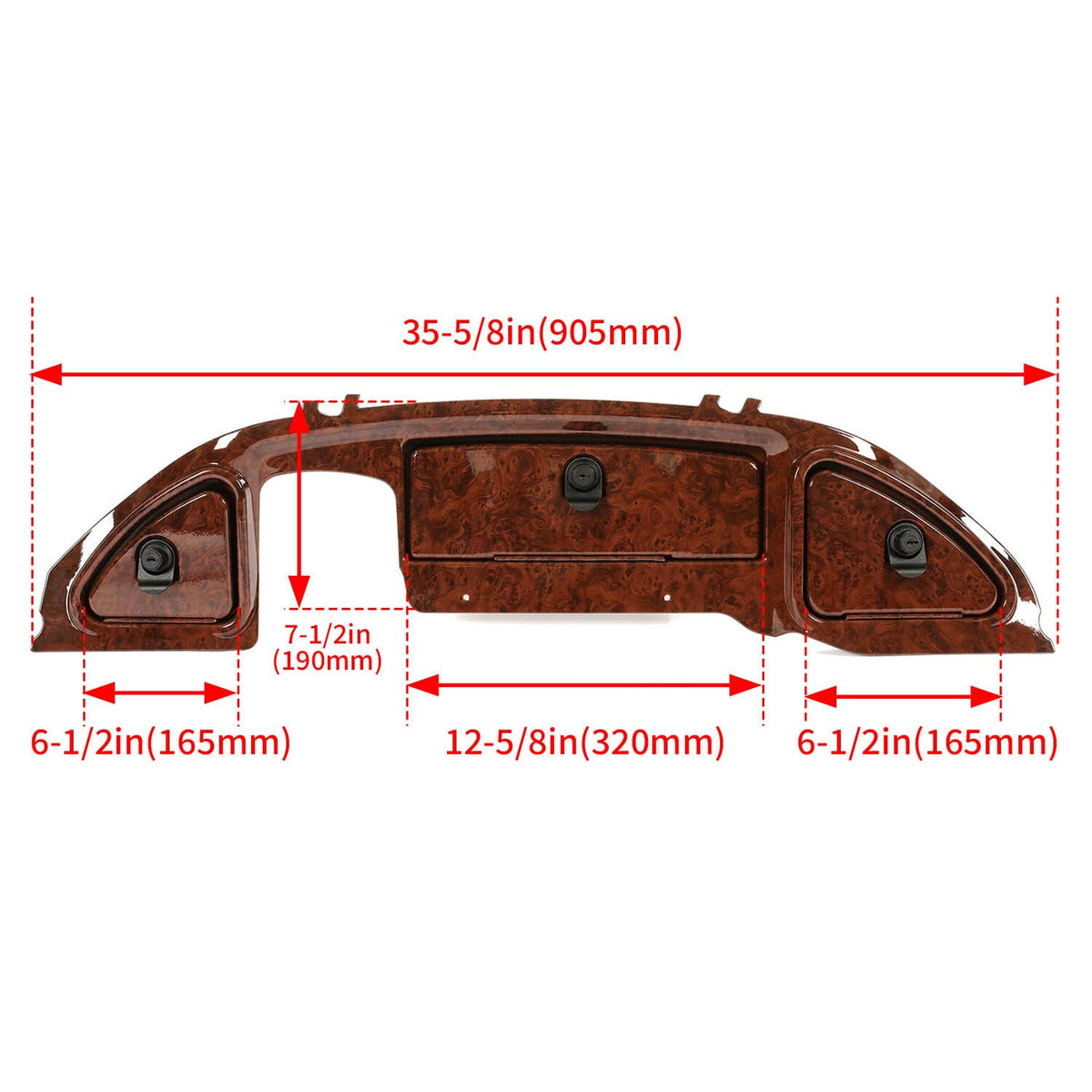 Solidspare Wood Grain Look Dash Assembly Dashboard For Club Car Precedent Tempo Onward
