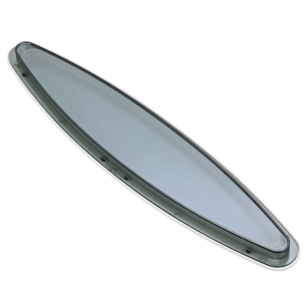 Solidspare Port Hole Bow Oval Window with Outer Ring For Sea Ray Boat 2004 & 2007